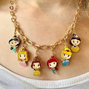 NWT Bundle Lot of 9 Charm It! Disney Princess Charms Belle Aurora Ariel Repunzel